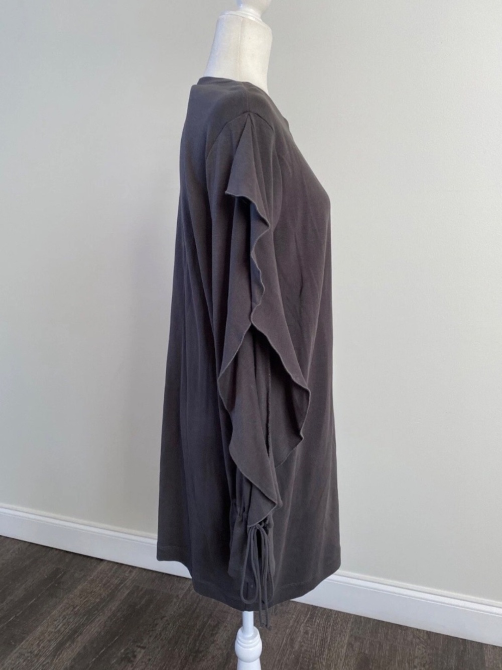 NWOT Zara Basic Long Sleeve Ruffle Dress sz Small - Picture 4 of 6